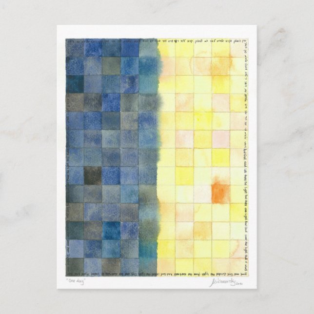 Tarjeta postal de un día (7 días de creación) (Anverso)