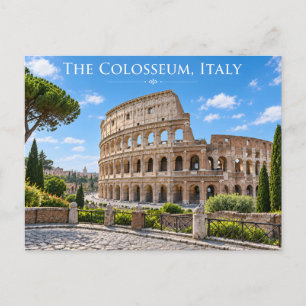 Tarjeta postal de un lugar emblemático de Italia