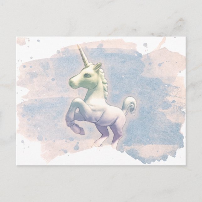 Tarjeta postal de Unicorn (Sueños de la Luna) (Anverso)
