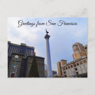 Tarjeta postal de Union Square #4-2 de San Francis