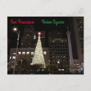 Tarjeta postal de Union Square de San Francisco #6