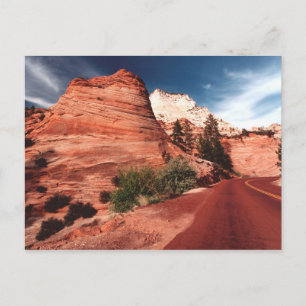 Tarjeta postal de Utah del Parque Nacional Zion - 