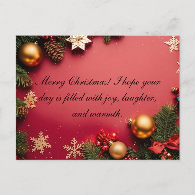 Tarjeta Postal de Vacaciones (Anverso)