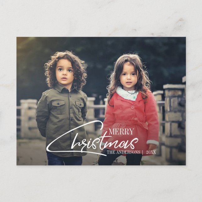 Tarjeta Postal De Vacaciones Con Escritura De Navi (Anverso)