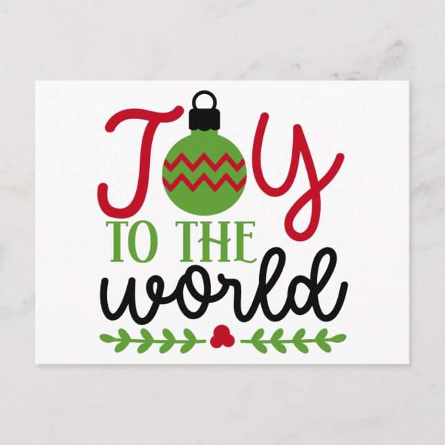 Tarjeta postal de vacaciones de alegría para el mu (Anverso)