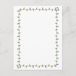 Tarjeta postal de vacaciones de borde ligero para 