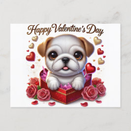 Tarjeta postal de vacaciones de Bulldog de El día 