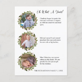 Tarjeta postal de vacaciones de Collage de fotos W