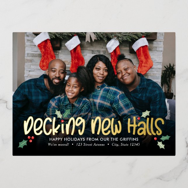 Tarjeta postal de vacaciones de Decking FOIL Acaba (Anverso)