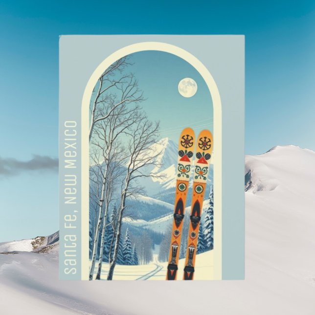 Tarjeta postal de vacaciones de esquí en Santa Fe  (Subido por el creador)