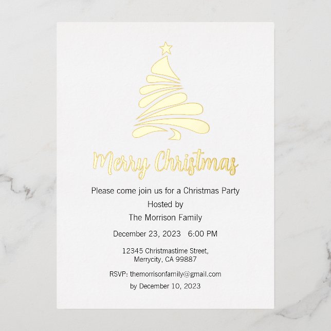 Tarjeta postal de vacaciones de foil, Felices fies (Anverso)