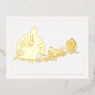 Tarjeta postal de vacaciones de gallos lira con ho