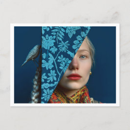 Tarjeta postal de vacaciones de invierno en Escand