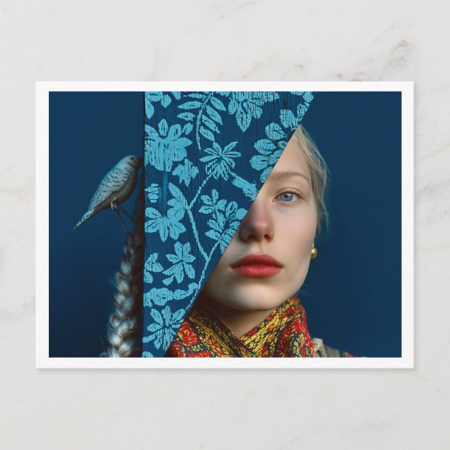 Tarjeta postal de vacaciones de invierno en Escand (Anverso)