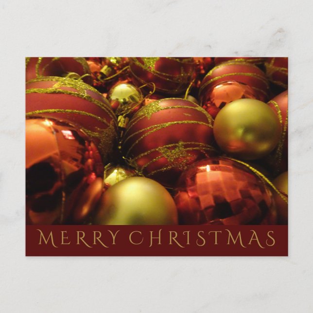 Tarjeta postal de vacaciones de los navidades Baub (Anverso)