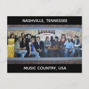 Tarjeta postal de vacaciones de Nashville, Tenness
