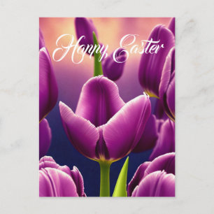 Tarjeta postal de vacaciones de Pascua de Campo de