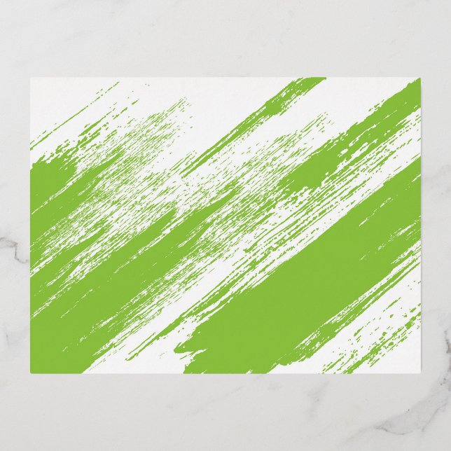 Tarjeta postal de vacaciones de Relieve metalizado (Anverso)