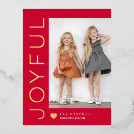 Tarjeta postal de vacaciones de Relieve metalizado