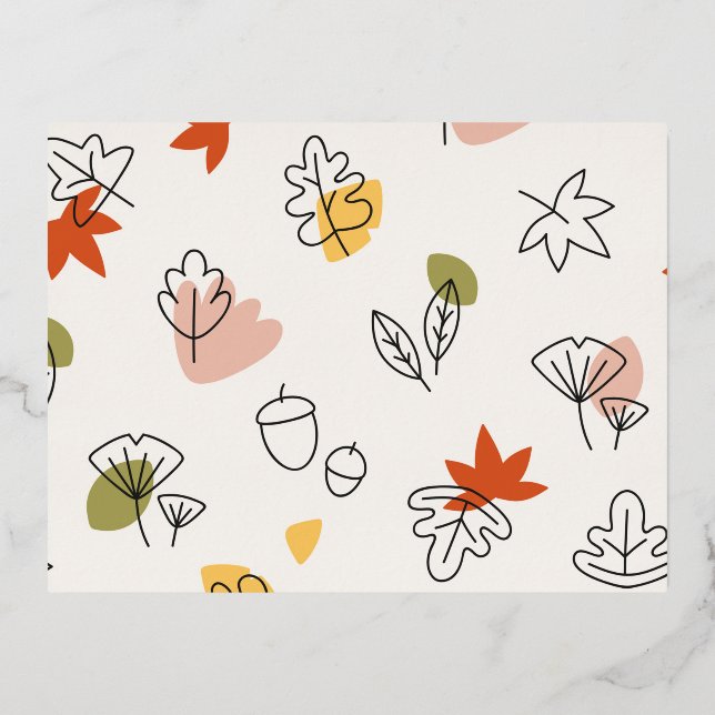 Tarjeta postal de vacaciones de Relieve metalizado (Anverso)