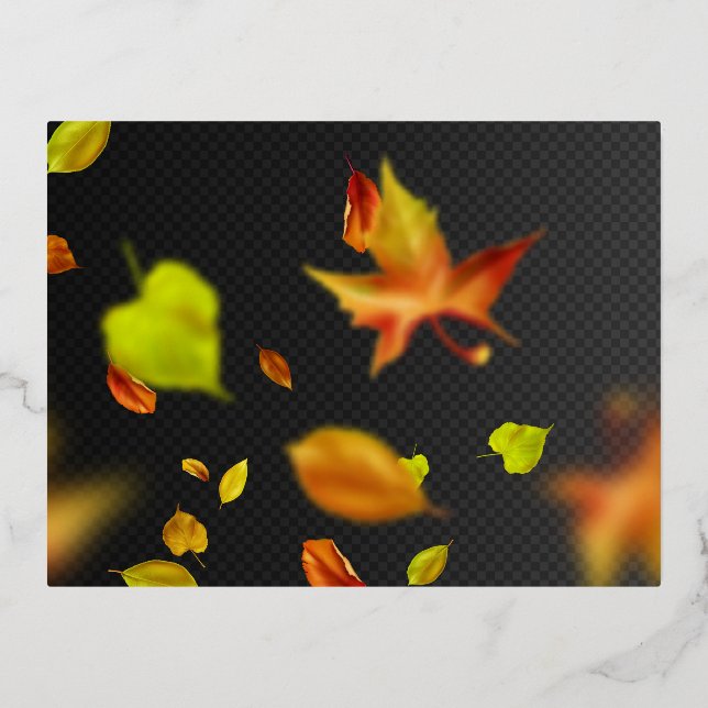 Tarjeta postal de vacaciones de Relieve metalizado (Anverso)