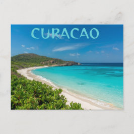 tarjeta postal de vacaciones en curazao