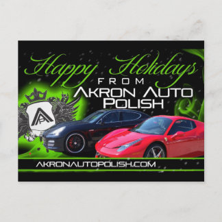 Tarjeta postal de vacaciones felices