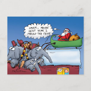 Tarjeta postal de vacaciones para elefantes de Pap