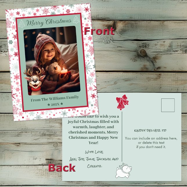 Tarjeta postal de vacaciones para Navidades de fot (Subido por el creador)