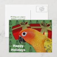 Tarjeta postal de vacaciones para Navidades de lor