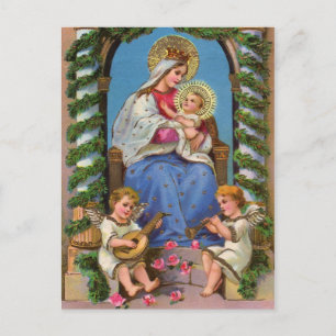 Tarjeta postal de vacaciones para Navidades de Mad