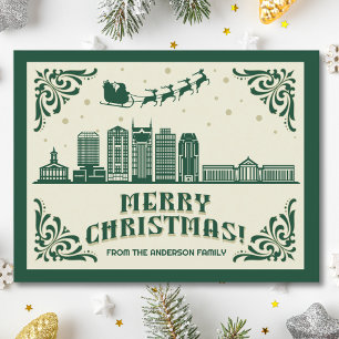 Tarjeta postal de vacaciones para Navidades de Nas