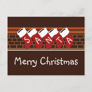 Tarjeta postal de vacaciones para Navidades de San