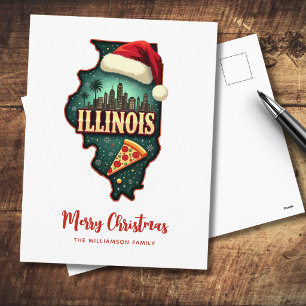 Tarjeta postal de vacaciones para Navidades del ma