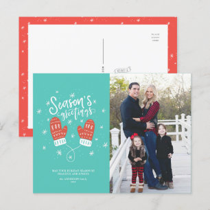 Tarjeta postal de vacaciones para Navidades Hygge