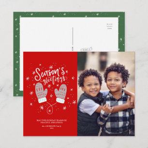 Tarjeta postal de vacaciones para Navidades Hygge 