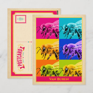 Tarjeta postal de Van Buren Arkansas Abeja melífer