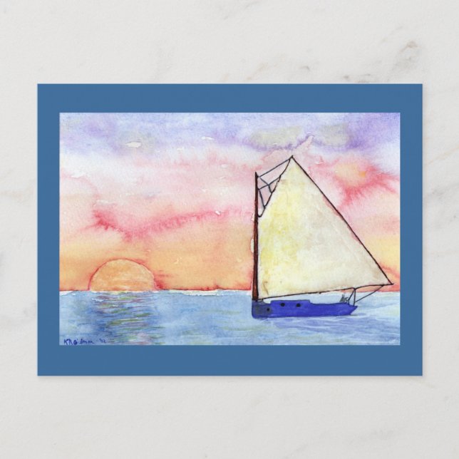 Tarjeta postal de vela (Anverso)