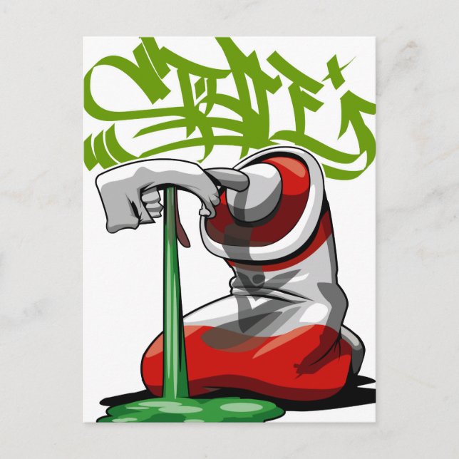 tarjeta postal de velocidad de pintura (Anverso)