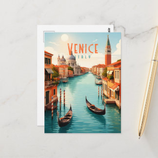 Tarjeta postal de Venecia Italia