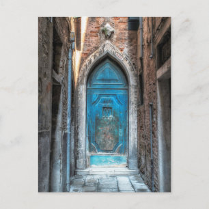 Tarjeta postal de Venecia Italia azul