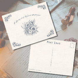 Tarjeta postal de verano de la era victoriana vint