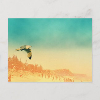 Tarjeta postal de verano vintage