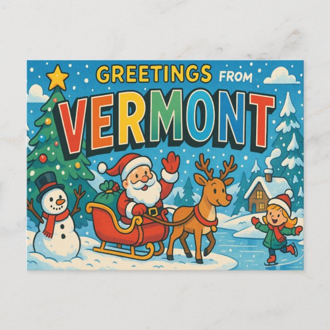 Tarjeta postal de VERMONT (Anverso)