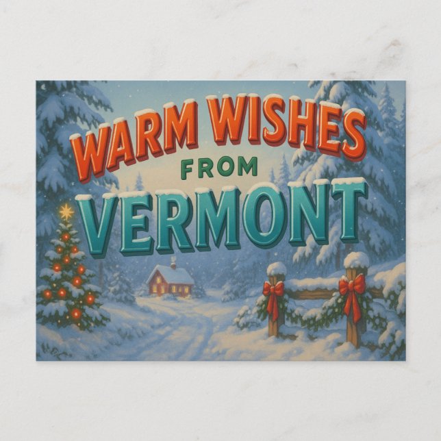 Tarjeta postal de VERMONT (Anverso)