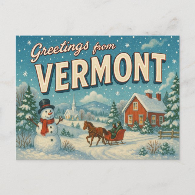 Tarjeta postal de VERMONT (Anverso)