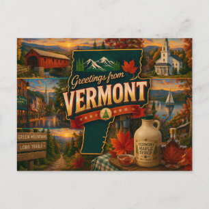 Tarjeta postal de Vermont