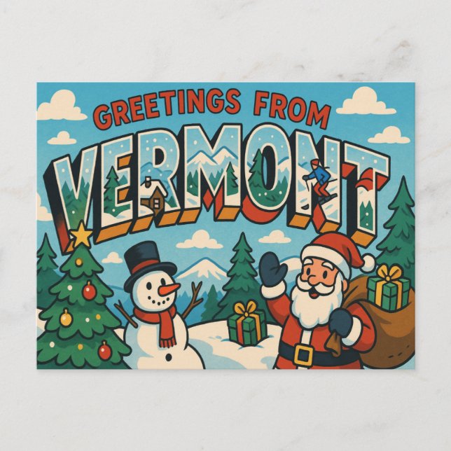 Tarjeta postal de VERMONT (Anverso)