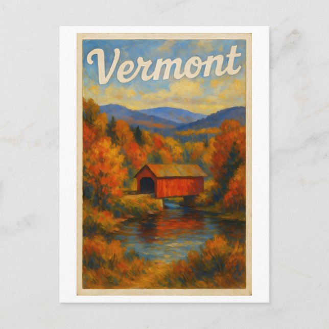 Tarjeta postal de Vermont (Anverso)