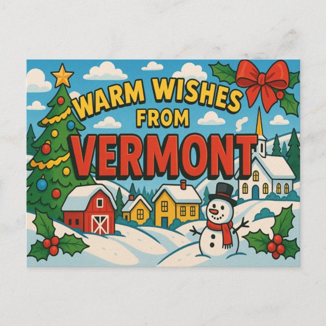 Tarjeta postal de VERMONT (Anverso)